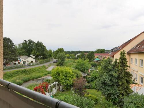 Balkonausblick bei Regenwetter - 