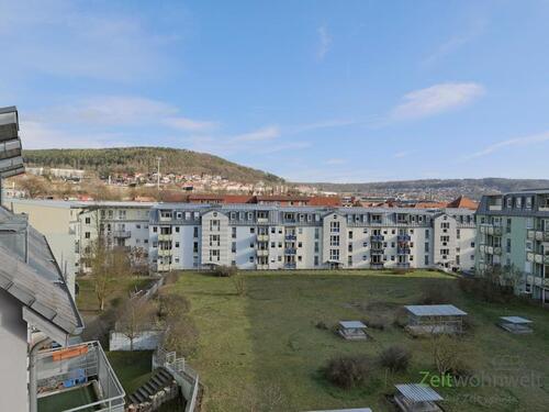 Balkonausblick im Februar - 