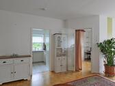 Blick zu Küche und Arbeitszimmer - 