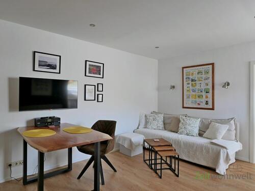 Blick ins Wohnzimmer - 2 Zimmer Etagenwohnung zur Miete in Fulda