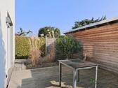 geschützte Terrasse im Februar - 