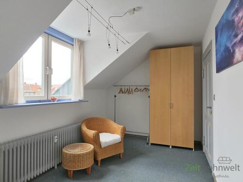 Blick ins Schlafzimmer - Etagenwohnung mit 65,00 m&sup2; in Göttingen zur Miete