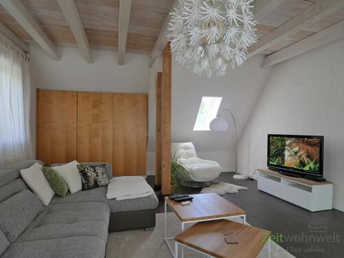 Blick zum TV-Sessel - 4 Zimmer Haus in Dresden