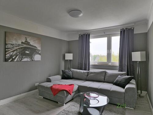 XXL-Wohnlandschaft - (EF1059_M) Kassel-Stadt: Niederzwehren, moderne möblierte 3-Zimmer-Wohnung mit großem Balkon, ruhige Wohnlage