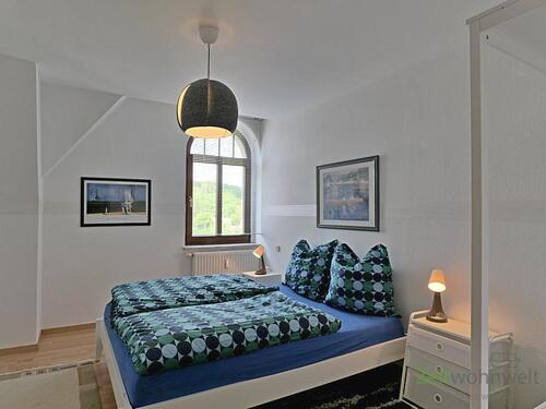 Blick ins Schlafzimmer - 