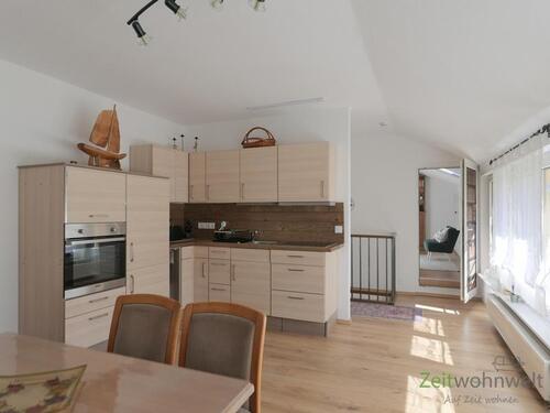Blick zu Küche uns Schlafzimmer - (EF1386_M) Gotha: Nessetal, möbliertes kleine Wohnung im Hinterhaus mit sep. Eingang im OT Warza