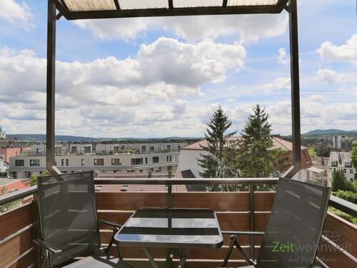 Blick auf den Balkon - 