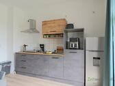 Küchenzeile vor dem Balkon - 
