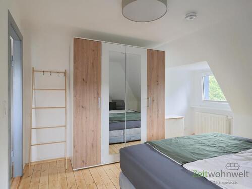 verspiegelter Kleiderschrank - 