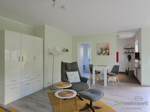 Blick zur Küche - 1 Zimmer Etagenwohnung in Bannewitz
