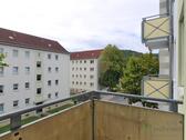 Blick vom Balkon - 2 Zimmer Etagenwohnung in Meiningen