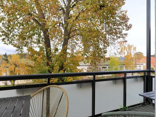 Blick vom Balkon - 2 Zimmer Etagenwohnung in Irxleben