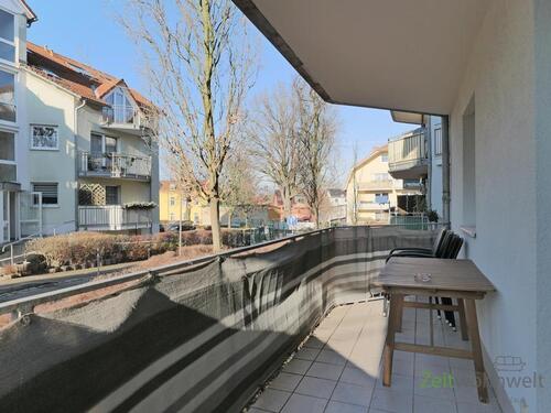 Balkonausblick im Januar - 3 Zimmer Etagenwohnung in Pirna
