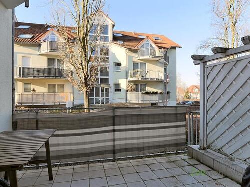 Schlafzimmerterrasse im Winter - 