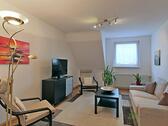 Blick ins Wohnzimmer - (EF0735_M) Erfurt: Daberstedt, großzügige, möblierte Wohnung im Erfurter 'Malerviertel', ruhige Wohnlage, WLAN inkl.