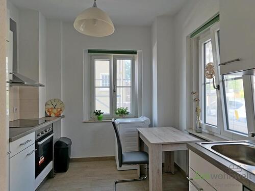 Blick in die Küche - 