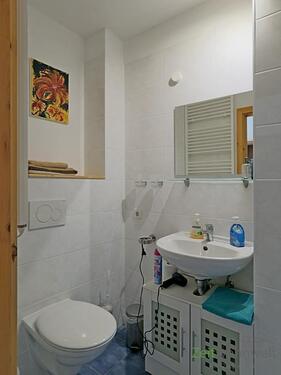 Waschbecken und WC - 