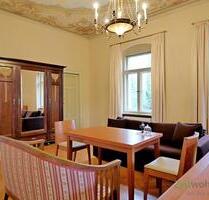 (EF0607_M) Dresden: Kleinzschachwitz, möbliert wohnen im Herzstück der Therese-Malten-Villa mit Parkanlage an der Elbe