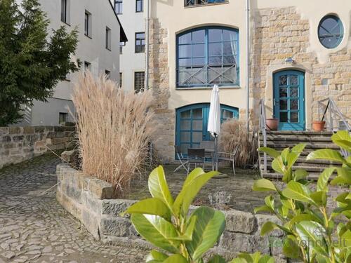 Terrassenansicht im Spätherbst - 