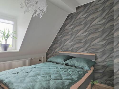 Blick ins Schlafzimmer - 2 Zimmer Etagenwohnung in Halle (Saale)