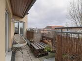 Dachbalkon im Januar - 