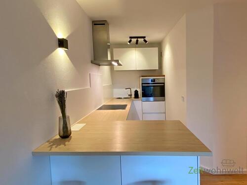 Blick in die Küche - 