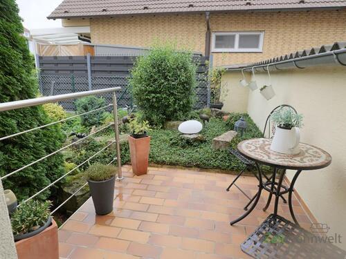 Terrasse bei Regenwetter - 