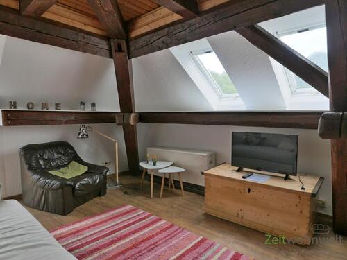 Lese-Sessel und TV - 2 Zimmer Etagenwohnung in Gleichen