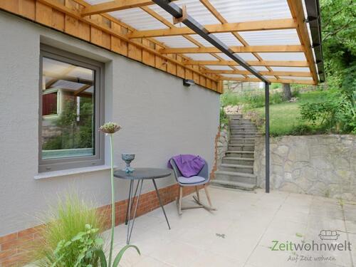 Blick zum oberen Grundstückszugang - 