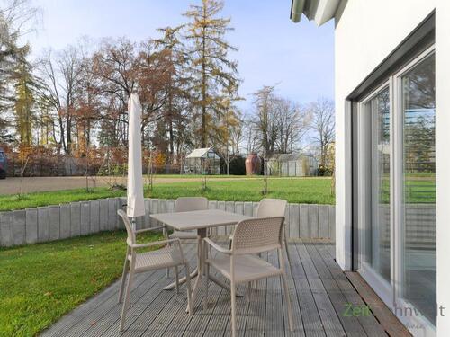 Terrassenaussicht Ende November - 2 Zimmer Etagenwohnung zur Miete in Moritzburg