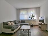 Blick ins Wohnzimmer - (EF1199_M) Erfurt: Andreasvorstadt, möblierte 2-Zimmer-Wohnung nahe Domplatz und Bundesarbeitsgericht
