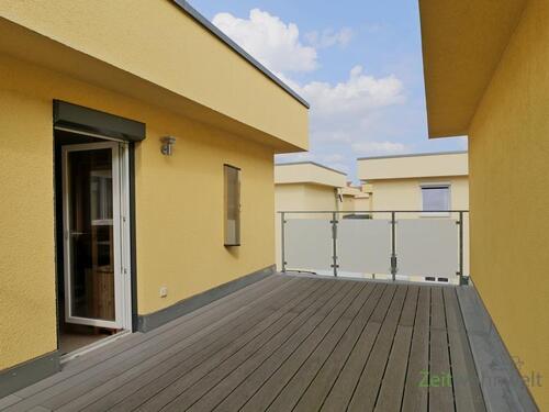 geschützter Dachbalkon - 