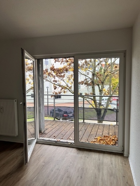 Blick auf den Balkon - 