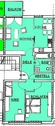 Grundriss WE 3.2 in Waltershäuser Str. 1b - 3 Zimmer Etagenwohnung zur Miete in Gotha