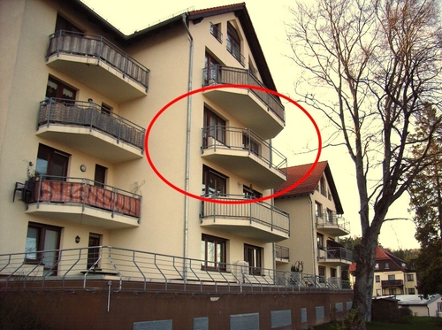 Lage im Objekt - Kleine Eigentumswohnung im Thüringer Wald