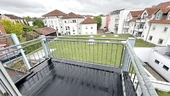 Blick vom Balkon - 2 Zimmer Dachgeschoßwohnung in Gotha