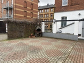 Biergartenfläche der Gaststätte - 