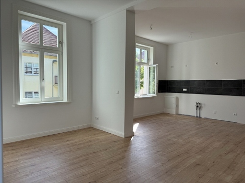 Wohnen Kochen Essen in einem Raum - 