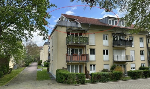 Blick in die Wohnanlage - 