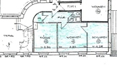 Grundriss - 2 Zimmer Etagenwohnung zur Miete in Gotha