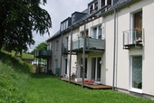 Balkone auf der Südseite - Etagenwohnung mit 68,88 m² in Masserberg zur Miete