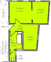 Grundriss WE 1 - Etagenwohnung zur Miete in Gotha