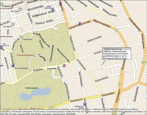 Auszug aus dem Stadtplan - 