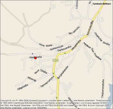 Auszug aus dem Stadtlan - 