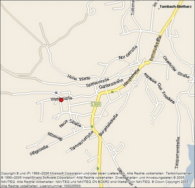 Stadtplan - Erdgeschoßwohnung mit 70,61 m² in Tambach-Dietharz zum Kaufen