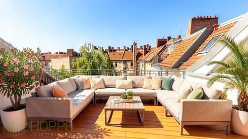 Terrasse Perspektive 1 - (Einrichtungsvorschlag KI generiert) - 