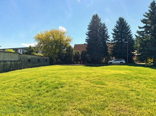 Blick zur Straße - Grundstück in Müncheberg