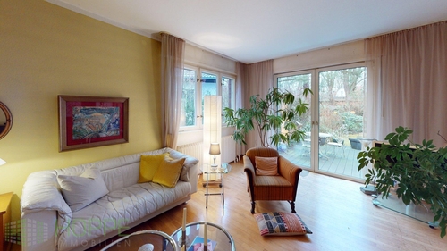 Wohnzimmer Perspektive 1 - 6.5 Zimmer Einfamilienhaus zum Kaufen in Berlin