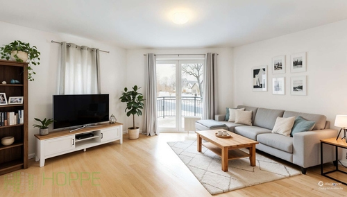 Wohnzimmer Bild 1 - (Einrichtungsvorschlag KI generiert) - Steinhöfel OT Heinersdorf - Attraktive Familienwohnung mit Balkon