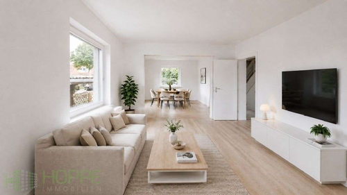 Wohn- und Esszimmer Perspektive 1 - (KI generiert) - 